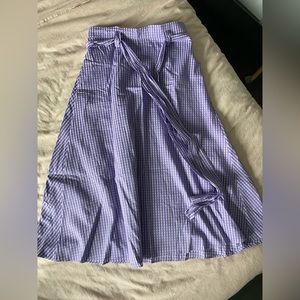 Cotton A Line skirt - size medium